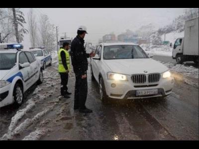 طرح زمستانی پلیس در جاده‌ها آغاز شد